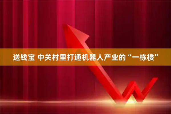 送钱宝 中关村里打通机器人产业的“一栋楼”